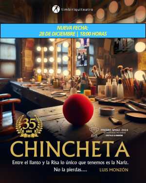 El Teatro Hespérides de Guía acoge este domingo el espectáculo “Chincheta, 35 años más canario que el plátano”