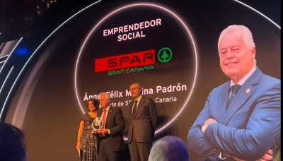Ángel Medina Padrón, presidente de SPAR Gran Canaria, recibe el Premio Nacional Emprendedor Social de EY 2024