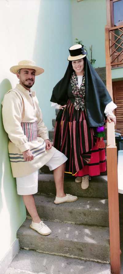 Judith Yanez representante de la A. F. Noroeste Guiense gana el título Romera Mayor de Arucas y el  Certamen de Vestimenta Tradicional Canaria