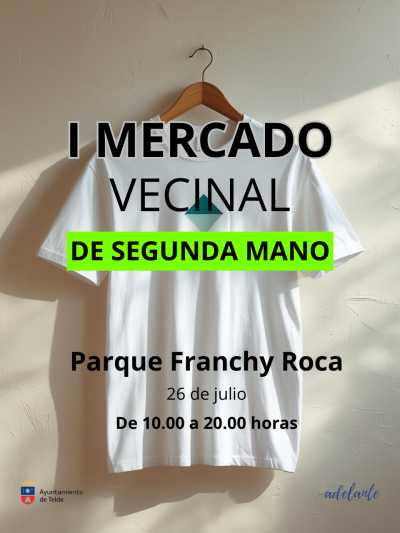 San Gregorio acoge este sábado el I Mercado Vecinal de Segunda Mano