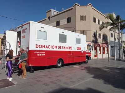 Una unidad móvil de donación de sangre está activa esta semana en Santa Lucía de Tirajana