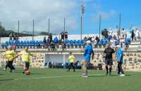 Canarias celebra el primer derbi de fútbol caminando de los Centros de Día de Mayores de AlGolpito