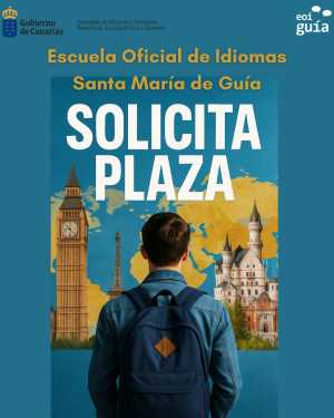 La Escuela Oficial de Idiomas de Guía abre un periodo extraordinario de solicitud de plazas para el curso 2025-2026