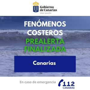 El Gobierno de Canarias finaliza la situación de prealerta por fenómenos costeros en todas las islas