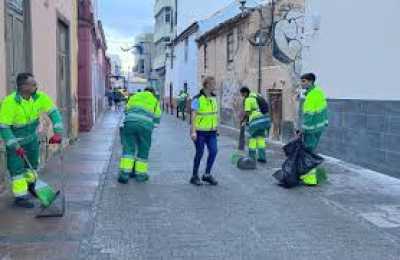 Telde adapta el servicio de limpieza por la celebración del Día de Canarias
