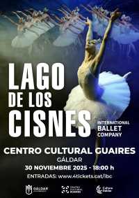 El Centro Cultural Guaires acogerá el 30 de noviembre el ballet clásico &#039;El Lago de los Cisnes&#039;