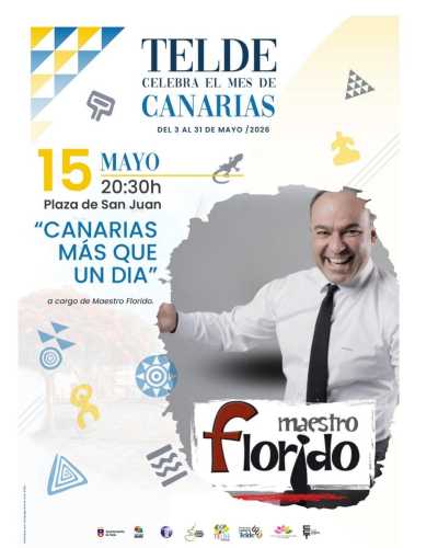 La Plaza de San Juan se llena de risas y canariedad este viernes con Maestro Florido