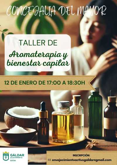 Taller de aromaterapia y bienestar capilar para personas mayores