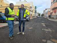 Telde reanudará el asfaltado en El Ejido a mediados de abril tras el aplazamiento por la borrasca