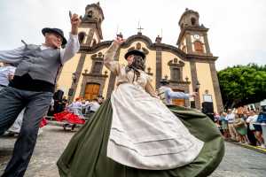 Guía celebra con una gran Fiesta Canaria el día grande del archipiélago