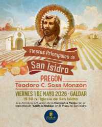 Teodoro Sosa pregonará este viernes las Fiestas Principales de San Isidro