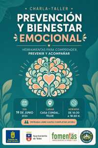 Telde impulsa una charla-taller sobre prevención y bienestar emocional en Jinámar