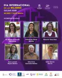 Gáldar rinde homenaje a doce mujeres referentes en la promoción de la igualdad desde el ámbito de la salud mental