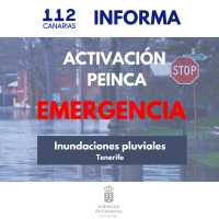 El Gobierno actualiza la situación y pasa a emergencia por riesgo de inundaciones en Tenerife