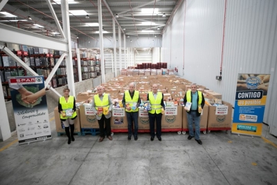 Spar Gran Canaria entrega más de 35 toneladas de mercancía solidaria al Banco de Alimentos