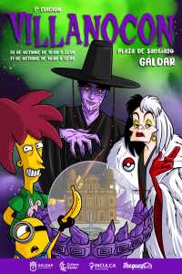 Gáldar acoge la primera edición de la Villano-con, una alternativa familiar para Halloween en la Plaza de Santiago