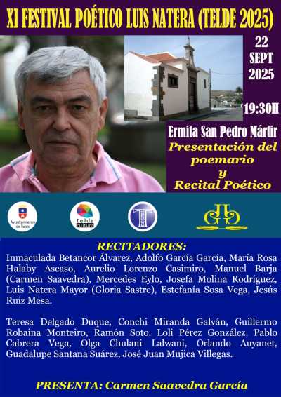 Agenda Cultural e Telde del 22 al 28 de septiembre