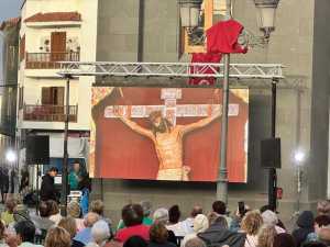 Telde instalará una pantalla gigante y sillas en los exteriores de la Basílica de San Juan para seguir la Bajada del Santo Cristo