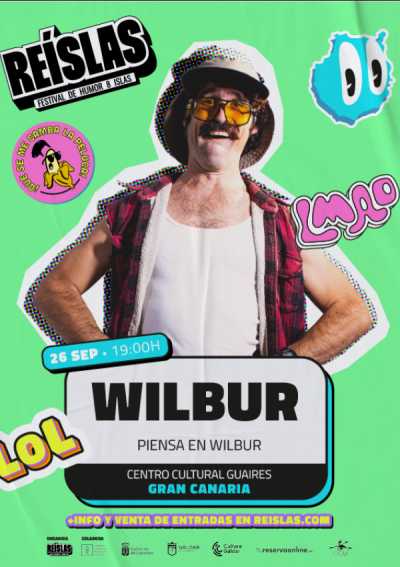 Wilbur llega al Centro Cultural Guaires con su espectáculo de humor y acrobacias ‘Piensa en Wilbur’ el 26 de septiembre