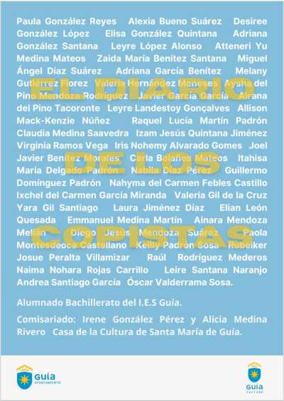 La Casa de la Cultura de Guía acoge la exposición ‘El diario de los copistas’