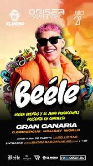 Sobre el concierto del artista Beéle este sábado en el Estadio de Maspalomas