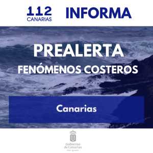 El Gobierno actualiza la situación y mantiene la prealerta por fenómenos costeros en Canarias