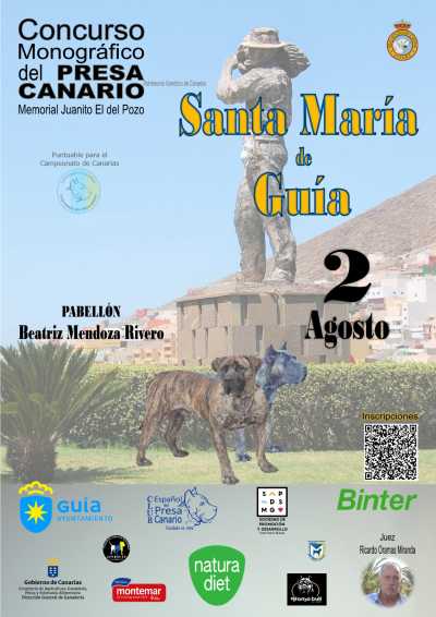 Guía acoge este sábado el II Concurso Monográfico del Presa Canario