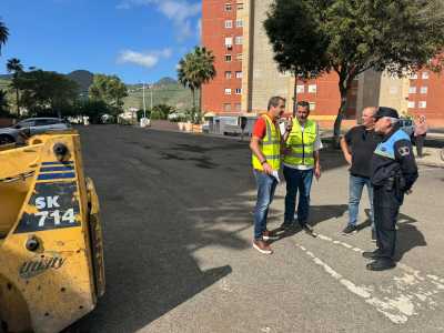 El Plan de Asfaltado de Telde ya trabaja a pleno rendimiento: arrancan las obras en Jinámar y a punto de culminar en Caserones