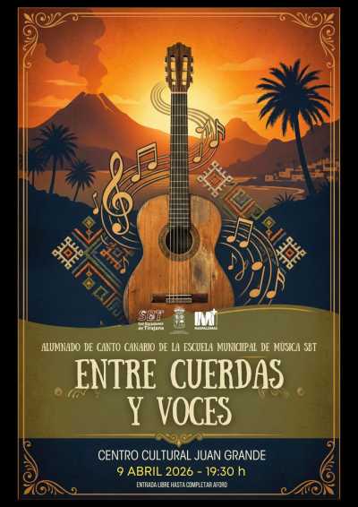 Juan Grande acoge el espectáculo musical ‘Entre cuerdas y voces’