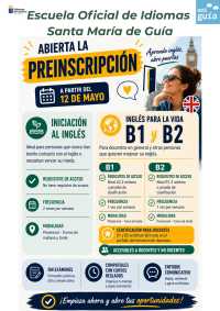 La Escuela Oficial de Idiomas de Guía abre la preinscripción para sus cursos de especialización de inglés
