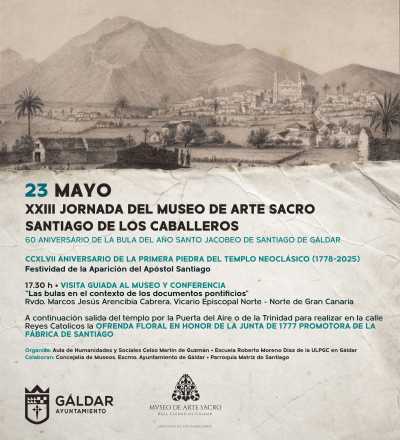 Gáldar conmemora el 60 aniversario de la bula del Año Santo Jacobeo con la XXIII Jornada en el Museo de Arte Sacro