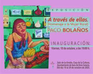 La exposición “A través de ellas” de Paco Bolaños llega a Guía para homenajear a la mujer rural