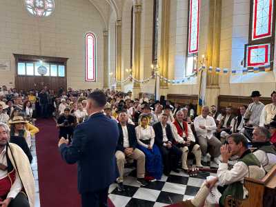 Cerca de 500 personas participan en Madrid en  la Romería Canaria para celebrar el orgullo de quienes somos