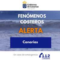 El Gobierno declara la situación de alerta por fenómenos costeros en Canarias