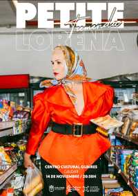 Petite Lorena presenta su espectáculo 'Tremenda' en el Centro Cultural Guaires