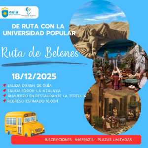 La Universidad Popular de Guía organiza una Ruta de Belenes por la capital grancanaria