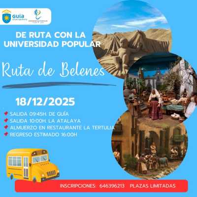 La Universidad Popular de Guía organiza una Ruta de Belenes por la capital grancanaria