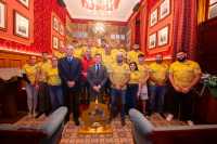 Gáldar rinde homenaje al Club de Lucha Unión Gáldar, campeón de la Liga Cabildo de Gran Canaria tras dos décadas de espera