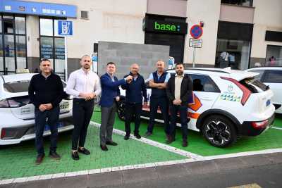 Gáldar pone a disposición del sector del taxi dos puntos de recarga para vehículos eléctricos