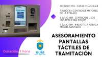 Servicio de Asesoramiento para el uso de Pantallas Táctiles en Guía