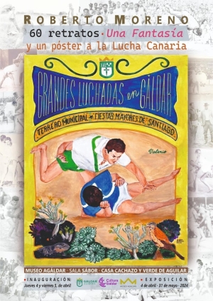 Gáldar inaugura esta semana una exposición de Roberto Moreno en las Casas Consistoriales, el Museo Agáldar y la Casa Cachazo y Verde de Aguilar