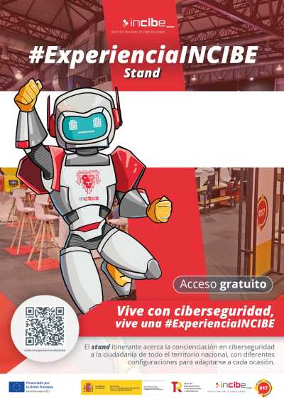 El stand itinerante de Experiencia Incibe llega a Telde para ofrecer información sobre ciberseguridad