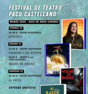 Guía levanta el telón al Festival de Teatro Paco Castellano
