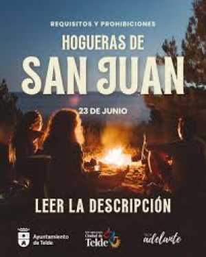 Telde establece una serie de requisitos y prohibiciones para las hogueras de San Juan
