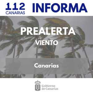 La Dirección General de Emergencias amplía la prealerta por viento a toda Canarias