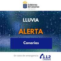 El Gobierno de Canarias actualiza la situación y pasa a alerta por lluvia en el archipiélago