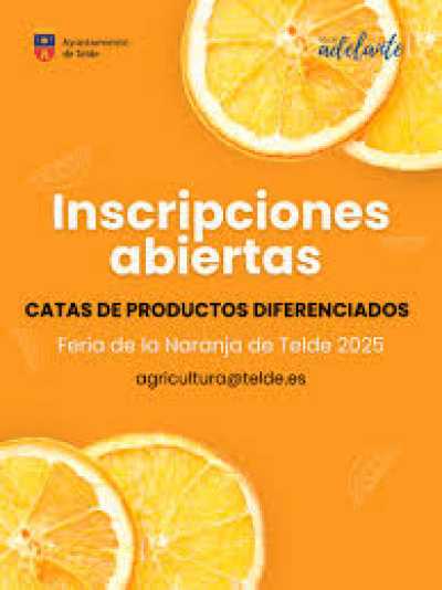 Telde abre el plazo de inscripción para participar en las catas de productos diferenciados de la Feria de la Naranja 2025