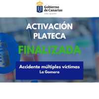 El Gobierno de Canarias finaliza la alerta por el accidente de múltiples víctimas en La Gomera