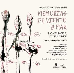 La Casa-Museo Pérez Galdós acoge el proyecto multidisciplinar ‘Memorias de viento y mar’, un homenaje a Elsa López