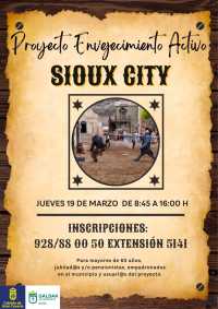 El proyecto Envejecimiento Activo organiza una visita al poblado del Oeste americano Sioux City Park